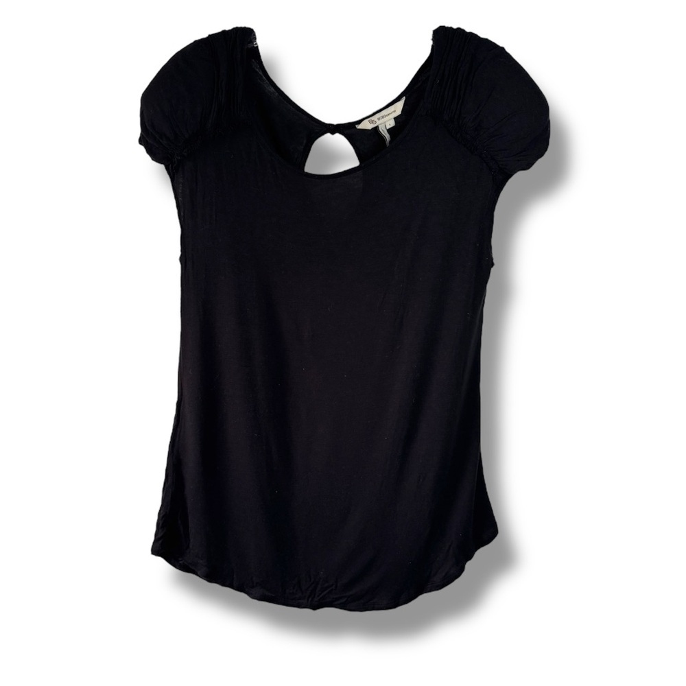 Y2K BCBGeneration Black Raglan Cap Sleeve Blouse